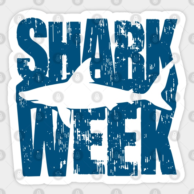 Shark Week Summer Beach Ocean Animal Sticker by DetourShirts